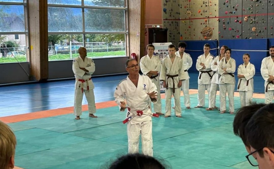 Nos judokas en stage de préparation à la ceinture noire